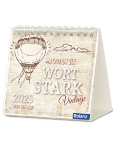 Wortstark 2025 - Vintage - Minikalender