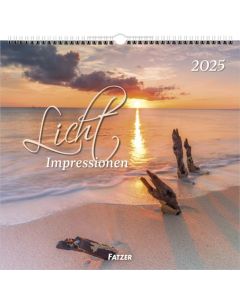 Licht-Impressionen 2025 - Wandkalender