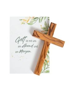 Kleines Kreuz aus Olivenholz