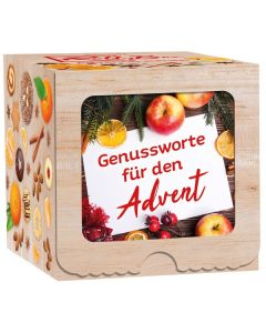 Adventskalender Roll-Box "Genussworte für den Advent"