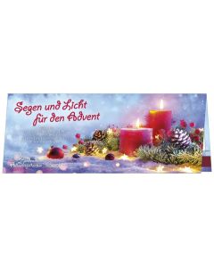 Streichholz-Adventskalender "Segen und Licht"