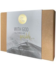 With God all things are possible - Postkartenset