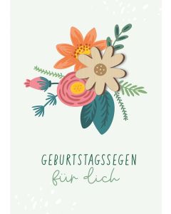 Faltkarte Geburtstagssegen für dich