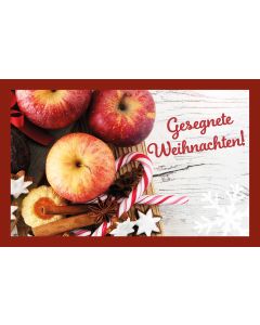 Glühweinkarte 'Gesegnete Weihnachten!'