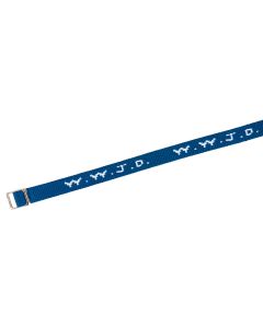 Armband 'WWJD' hellblau