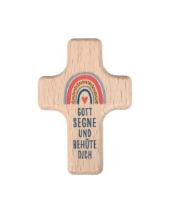 Handschmeichler Kreuz 'Regenbogen'