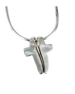 Halskette "Kreuz", 2-teilig