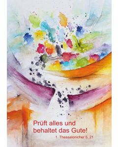 Faltkarte 10 Ex. 'Siehe, ich mache alles neu!               Offenbarung 21,5'