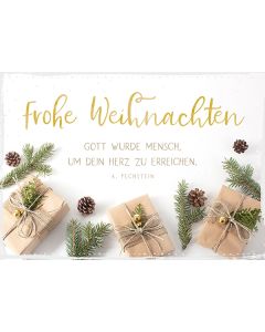 Postkarte 'Frohe Weihnachten'