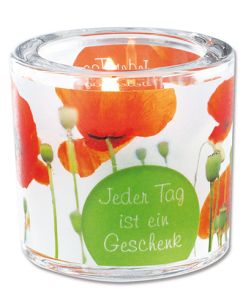 Glaswindlicht Jeder Tag ist ein Geschenk