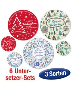 Paket 'Untersetzer-Sets' 6 Ex.