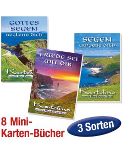 Paket 'Mini-Karten-Bücher Irland' 8 Ex.