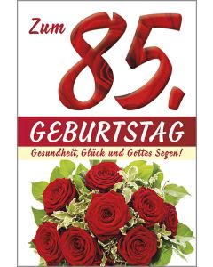 Faltkarte 85. Geburtstag