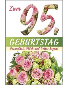 Faltkarte 95. Geburtstag