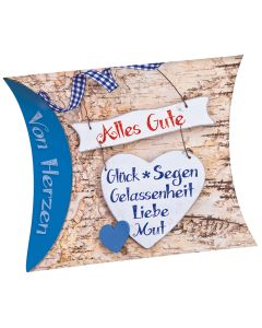 Herz-Seife 'Alles Gute - Glück - Segen - Gelassenheit - Liebe - Mut'