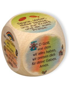 Gebetswürfel 'Tischgebete'