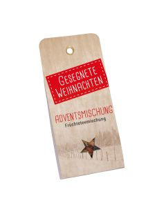 Anhängerkarte 'Gesegnete Weihnachten - Adventsmischung'