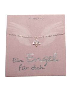 Armband 'Ein Engel für dich'  versilbert