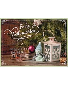 Faltkarte 'Frohe Weihnachten'