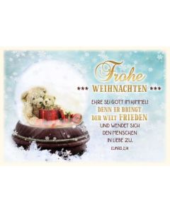 Faltkarte 'Frohe Weihnachten'