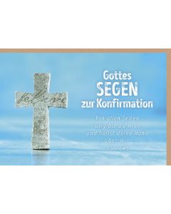 Faltkarte 'Gottes Segen zur Konfirmation'