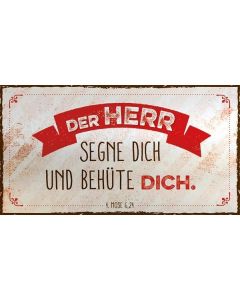 Metalltafel 'Der Herr segne dich und ...'