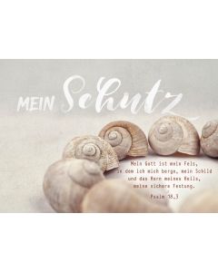 Postkarte 'Mein Schutz' 12x