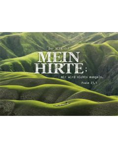 Postkarte 'Der Herr ist mein Hirte' (12 Ex.)