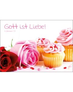 Postkarte 'Gott ist Liebe!' 12 Ex.