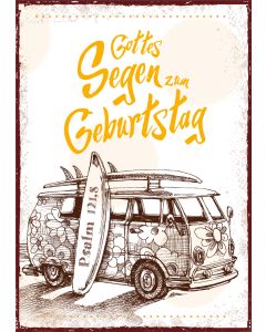 Postkarte 'Gottes Segen zum Geburtgstag' 10 Ex.