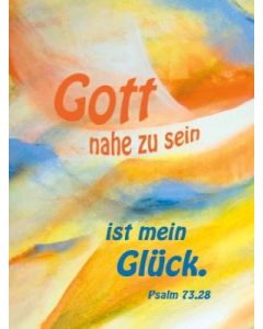 Mini-Spruchkarte 'Gott nahe ...' 12 Ex.