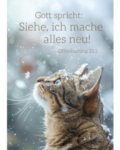 Poster A2 'Gott spricht: Siehe, ich mache alles neu!        Offenbarung 21,5'