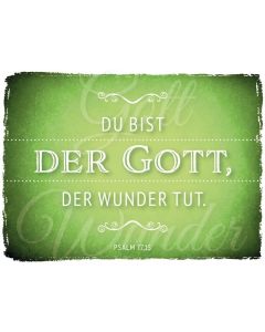 Magnet 'Du bist der Gott, der Wunder ..'