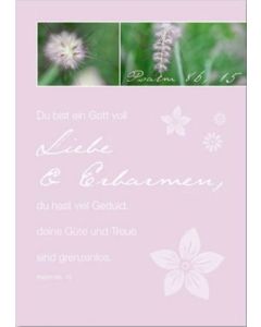 Psalm-Card 'Liebe & Erbarmen'