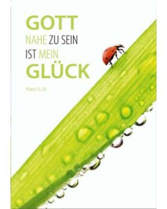 Poster A4 'Gott nahe zu sein ...'