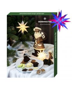 Herrnhuter Adventskalender 2025 dunkelblau/magenta