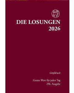 Losungen 2026 rot, Großdruck