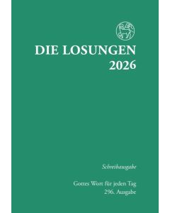 Losungen 2026 grün, Schreibausgabe