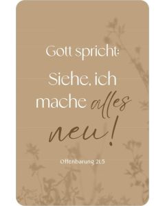 Spielkartenkalender Jahreslosung 2026 - Motiv Schattenspiel