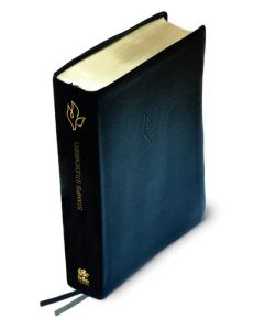 STAMPS Studienbibel - Lederfaserstoff schwarz Goldschnitt